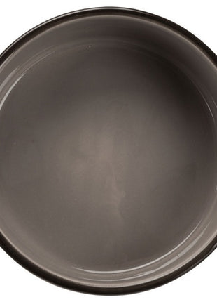 Trixie Miska ceramiczna czarna w szare łapki 0,8L/16cm [TX-24532]