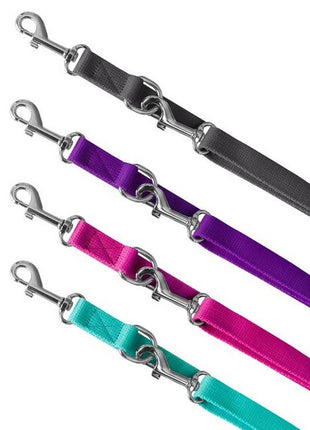 CHABA Smycz taśma regulowana gładka 30mm/260cm morska