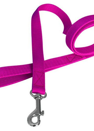 CHABA Smycz taśma gładka 10mm/130cm fuksja