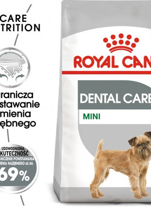 Royal Canin Mini Dental Care karma sucha dla psów dorosłych, ras małych, redukująca powstawanie kamienia nazębnego 1kg