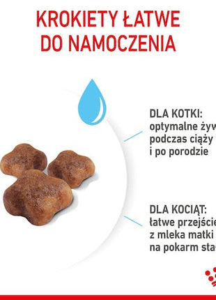 Royal Canin Mother&Babycat karma sucha dla kotek w okresie ciąży, laktacji i kociąt od 1 do 4 miesiąca 400g