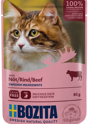 Bozita Cat Wołowina w galaretce saszetka 85g