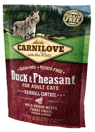 Carnilove Cat Duck & Pheasant Hairball Control - kaczka i bażant 400g