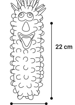 Flamingo Lateksowy Robal z kolcami 22cm [517914]