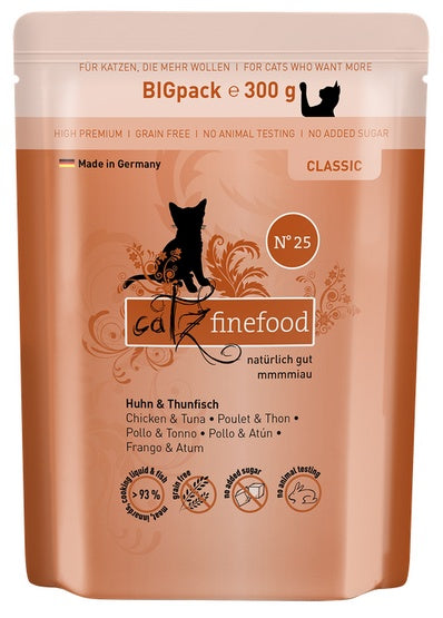 Catz Finefood Classic N.25 Kurczak i Tuńczyk saszetka 300g