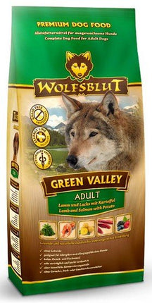 Wolfsblut Dog Green Valley - jagnię, łosoś i ziemniaki 12,5kg
